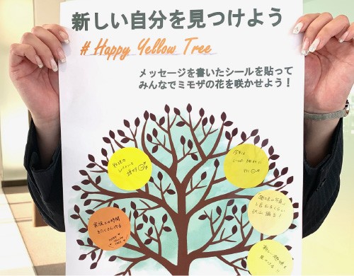 大阪トヨペット店舗での取り組みの様子