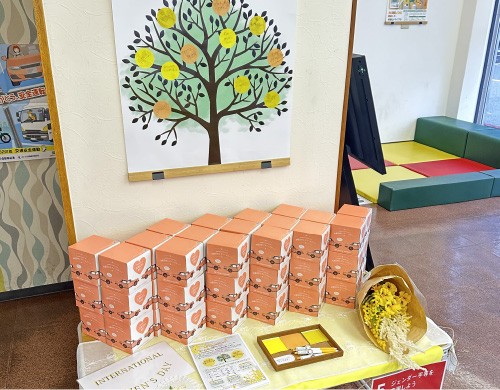 大阪トヨペット店舗での取り組みの様子