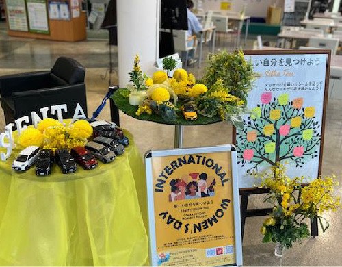 大阪トヨペット店舗での取り組みの様子