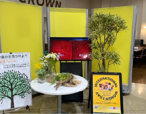 大阪トヨペット店舗での取り組みの様子