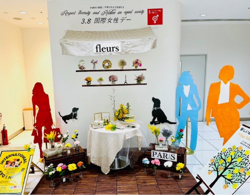 大阪トヨペット店舗での取り組みの様子