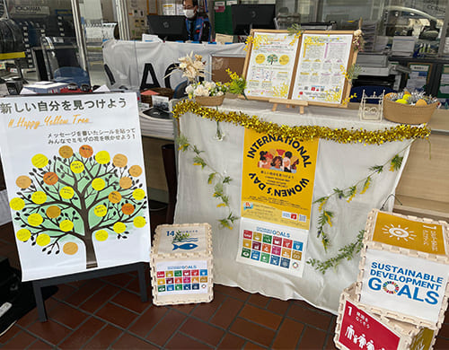 大阪トヨペット店舗での取り組みの様子