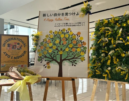 大阪トヨペット店舗での取り組みの様子