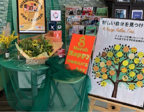 大阪トヨペット店舗での取り組みの様子