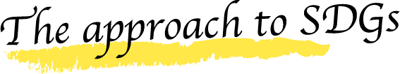 The approach to SDGs