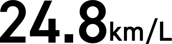 24.8km/L