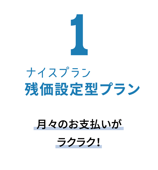 ナイスプラン 残価設定型プラン