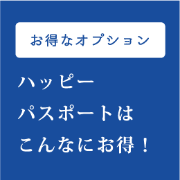 お得なオプション ハッピーパスポートはこんなにお得!